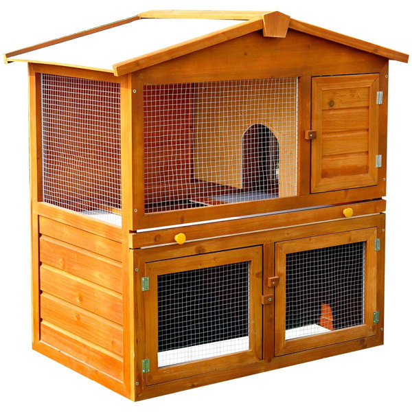 Water Resistant Rabbit Hutches & Cages You'll Love Wayfair.co.uk